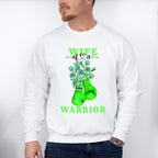 Wife of a Warrior - Lymphoma Unisex Crewneck T-Shirt Sweatshirt Hoodie