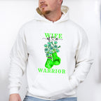 Wife of a Warrior - Lymphoma Unisex Crewneck T-Shirt Sweatshirt Hoodie