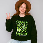 Support Squad Heart Design - Lymphoma Unisex Crewneck T-Shirt Sweatshirt Hoodie