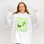 Support Squad Heart Design - Lymphoma Unisex Crewneck T-Shirt Sweatshirt Hoodie