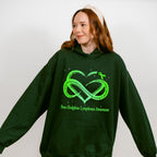 Lymphoma Strong Heart Design - Lymphoma Unisex Crewneck T-Shirt Sweatshirt Hoodie