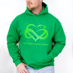 Lymphoma Strong Heart Design - Lymphoma Unisex Crewneck T-Shirt Sweatshirt Hoodie