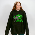 Lymphoma Awareness Butterfly Design - Lymphoma Unisex Crewneck T-Shirt Sweatshirt Hoodie