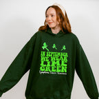 We Wear Lime Green - Lymphoma Unisex Crewneck T-Shirt Sweatshirt Hoodie