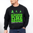 We Wear Lime Green - Lymphoma Unisex Crewneck T-Shirt Sweatshirt Hoodie