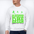 We Wear Lime Green - Lymphoma Unisex Crewneck T-Shirt Sweatshirt Hoodie