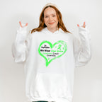 Wear Green Heart Design - Lymphoma Unisex Crewneck T-Shirt Sweatshirt Hoodie