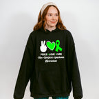 Peace Love Cure - Lymphoma Unisex Crewneck T-Shirt Sweatshirt Hoodie