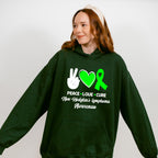 Peace Love Cure - Lymphoma Unisex Crewneck T-Shirt Sweatshirt Hoodie