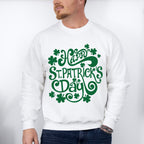 Happy St Patrick's Day Design - St. Patrick's Day Theme Unisex Crewneck T-Shirt Sweatshirt Hoodie