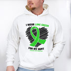 I Wear Green For My Aunt - Lymphoma Unisex Crewneck T-Shirt Sweatshirt Hoodie