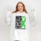 His Fight Is My Fight Ribbon - Lymphoma Unisex Crewneck T-Shirt Sweatshirt Hoodie