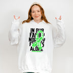 Nobody Fights Alone - Lymphoma Unisex Crewneck T-Shirt Sweatshirt Hoodie