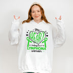 My Heart Belongs To A Warrior - Lymphoma Unisex Crewneck T-Shirt Sweatshirt Hoodie