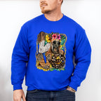 Flower Love Design - Farmer Unisex Crewneck T-Shirt Sweatshirt Hoodie