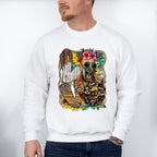 Flower Love Design - Farmer Unisex Crewneck T-Shirt Sweatshirt Hoodie