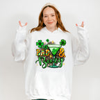 Bad & Boozy - St. Patrick's Day Theme Unisex Crewneck T-Shirt Sweatshirt Hoodie