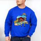 Farm Life Sheep Silhouette Design - Farmer Unisex Crewneck T-Shirt Sweatshirt Hoodie