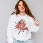 Retro Hair Hustler Design - Hair Stylist Unisex Crewneck T-Shirt Sweatshirt Hoodie