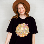 Smile Face Hair Hustler Design - Hair Stylist Unisex Crewneck T-Shirt Sweatshirt Hoodie