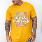 Smile Face Hair Hustler Design - Hair Stylist Unisex Crewneck T-Shirt Sweatshirt Hoodie