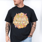 Smile Face Hair Hustler Design - Hair Stylist Unisex Crewneck T-Shirt Sweatshirt Hoodie