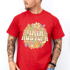 Smile Face Hair Hustler Design - Hair Stylist Unisex Crewneck T-Shirt Sweatshirt Hoodie