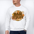 Flowers Hair Stylist Design - Hair Stylist Unisex Crewneck T-Shirt Sweatshirt Hoodie
