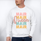 Hair Queen Design - Hair Stylist Unisex Crewneck T-Shirt Sweatshirt Hoodie