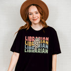Retro Librarian Design - Librarian Unisex Crewneck T-Shirt Sweatshirt Hoodie
