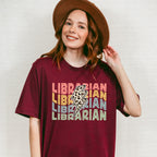 Retro Librarian Design - Librarian Unisex Crewneck T-Shirt Sweatshirt Hoodie
