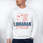 Librarian Crew Design - Librarian Unisex Crewneck T-Shirt Sweatshirt Hoodie