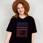 Librarian Nutrition Facts Design - Librarian Unisex Crewneck T-Shirt Sweatshirt Hoodie