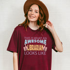 Awesome Librarian Design - Librarian Unisex Crewneck T-Shirt Sweatshirt Hoodie
