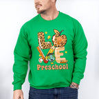 Love Preschool Design - Pre-K Unisex Crewneck T-Shirt Sweatshirt Hoodie