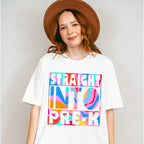 Straight Into Pre-k Design - Pre-K Unisex Crewneck T-Shirt Sweatshirt Hoodie