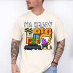 I'm Ready To Dig Pre-k Design - Pre-K Unisex Crewneck T-Shirt Sweatshirt Hoodie