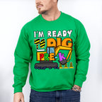 I'm Ready To Dig Pre-k Design - Pre-K Unisex Crewneck T-Shirt Sweatshirt Hoodie