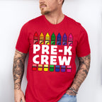 Pre-k Crew Pencil Design - Pre-K Unisex Crewneck T-Shirt Sweatshirt Hoodie