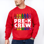 Pre-k Crew Pencil Design - Pre-K Unisex Crewneck T-Shirt Sweatshirt Hoodie
