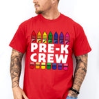Pre-k Crew Pencil Design - Pre-K Unisex Crewneck T-Shirt Sweatshirt Hoodie