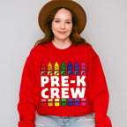 Pre-k Crew Pencil Design - Pre-K Unisex Crewneck T-Shirt Sweatshirt Hoodie