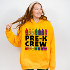 Pre-k Crew Pencil Design - Pre-K Unisex Crewneck T-Shirt Sweatshirt Hoodie