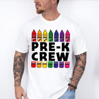 Pre-k Crew Pencil Design - Pre-K Unisex Crewneck T-Shirt Sweatshirt Hoodie