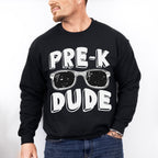 Pre-k Dude Design - Pre-K Unisex Crewneck T-Shirt Sweatshirt Hoodie