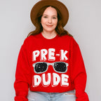 Pre-k Dude Design - Pre-K Unisex Crewneck T-Shirt Sweatshirt Hoodie