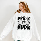 Pre-k Dude Design - Pre-K Unisex Crewneck T-Shirt Sweatshirt Hoodie