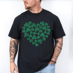 Clovers Heart - St. Patrick's Day Theme Unisex Crewneck T-Shirt Sweatshirt Hoodie