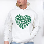 Clovers Heart - St. Patrick's Day Theme Unisex Crewneck T-Shirt Sweatshirt Hoodie