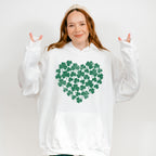 Clovers Heart - St. Patrick's Day Theme Unisex Crewneck T-Shirt Sweatshirt Hoodie